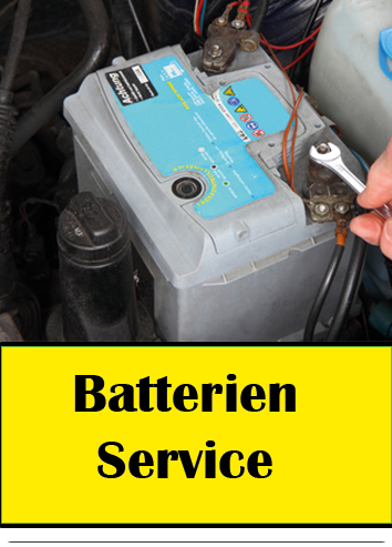 Batterien Service Auto
