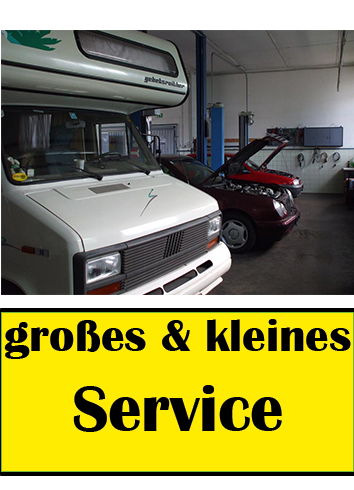 Großes und Kleines Service für ihr Auto